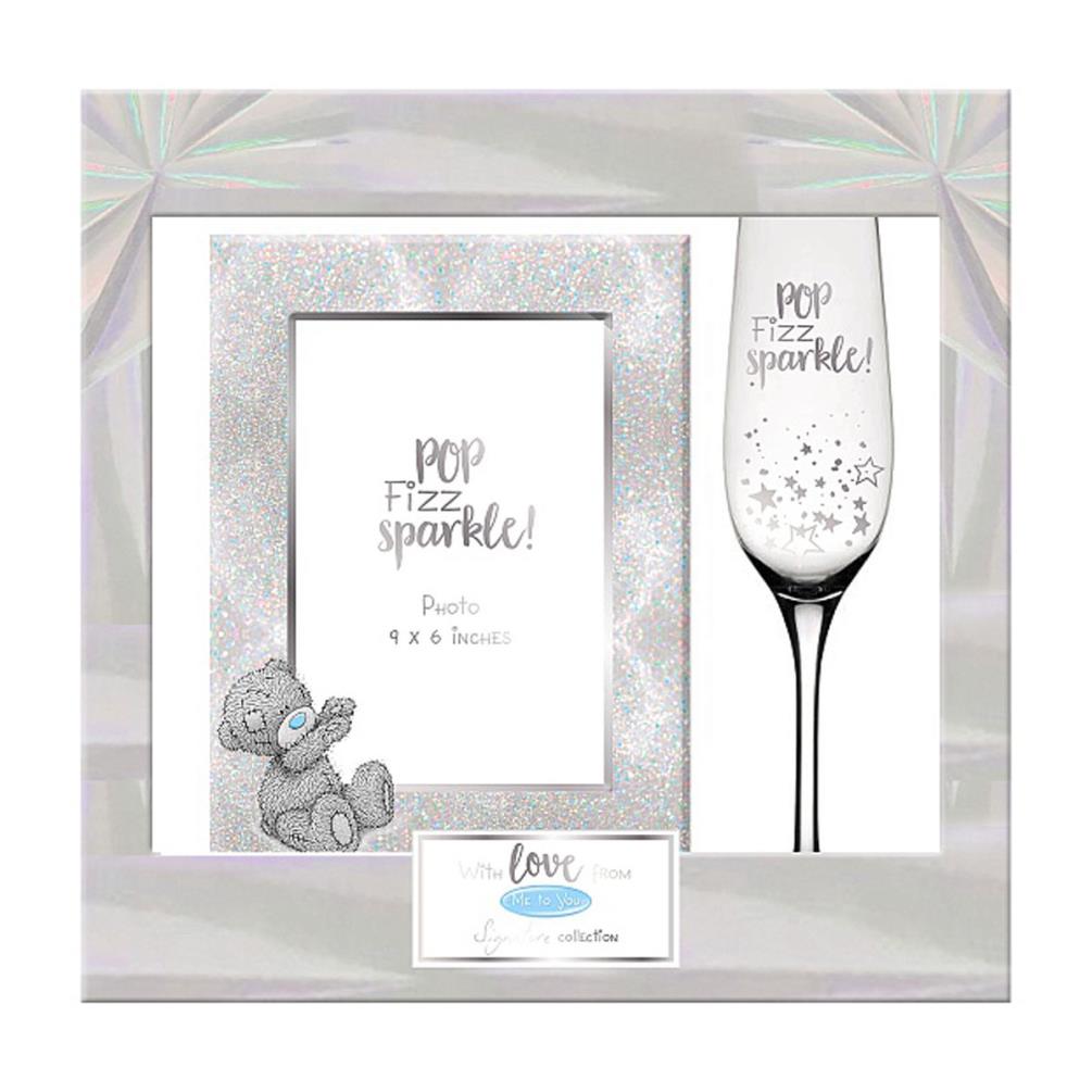 Sparkle Frame & Champagne Flute Me to You Bear Gift Set Extra Image 3